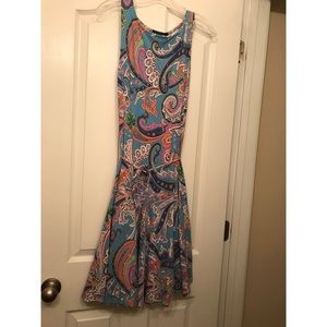 Ralph Lauren paisley spring dress.